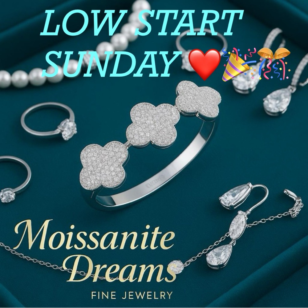 #1-100 LOW START MOISSANITE 🚨READ DETAILS BELOW🚨